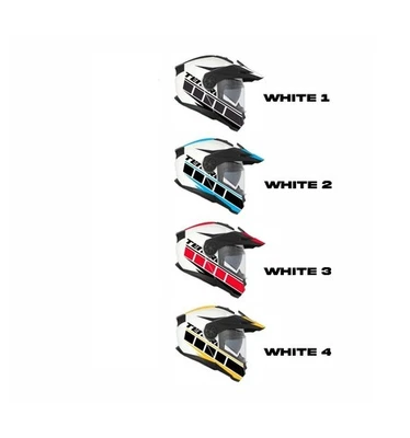 Casque Moto Casco Modulable Rider TENERE SPEED BLOCK Blanc - Photo 1/3