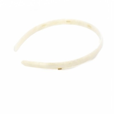 Alexandre De Paris Headband Logo White