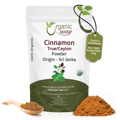 #ad Organic Way True Ceylon Cinnamon Powder Organic Kosher amp; USDA Certified $29.99