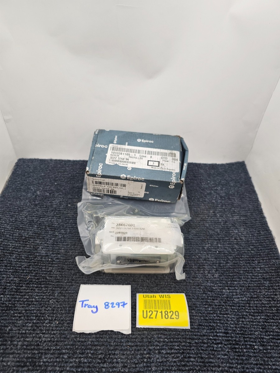 Epiroc 3222326896 / 3222 3268 96 DOUBLE CH Valve | eBay Epiroc 3222326896 / 3222 3268 96 DOUBLE CH Valve | eBay