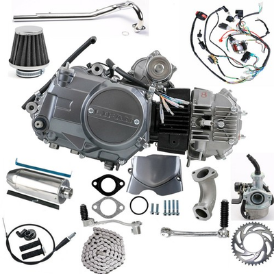 #ad #ad Lifan 125CC Engine Motor Kit Semi Auto For Motorcycle Quad ATC70 CT90 CRF50 XR70 $598.89