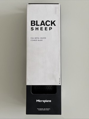 Microplane Reibe grob Black Sheep Schwarz NEU