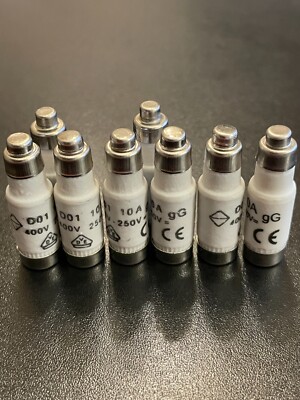 8 Stk. Sicherung Neozed D01 10A