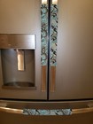 Brown & Teal Paisley Refrigerator Oven Dishwasher Handle Covers