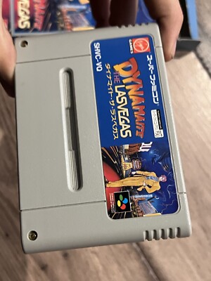 Dynamite the Las Vegas (Nintendo Super Famicom SFC) WITH BOX NO