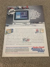 Vintage 1991 TANDY 1000-RL Home Computer PC Print Ad RADIO SHACK 1990s