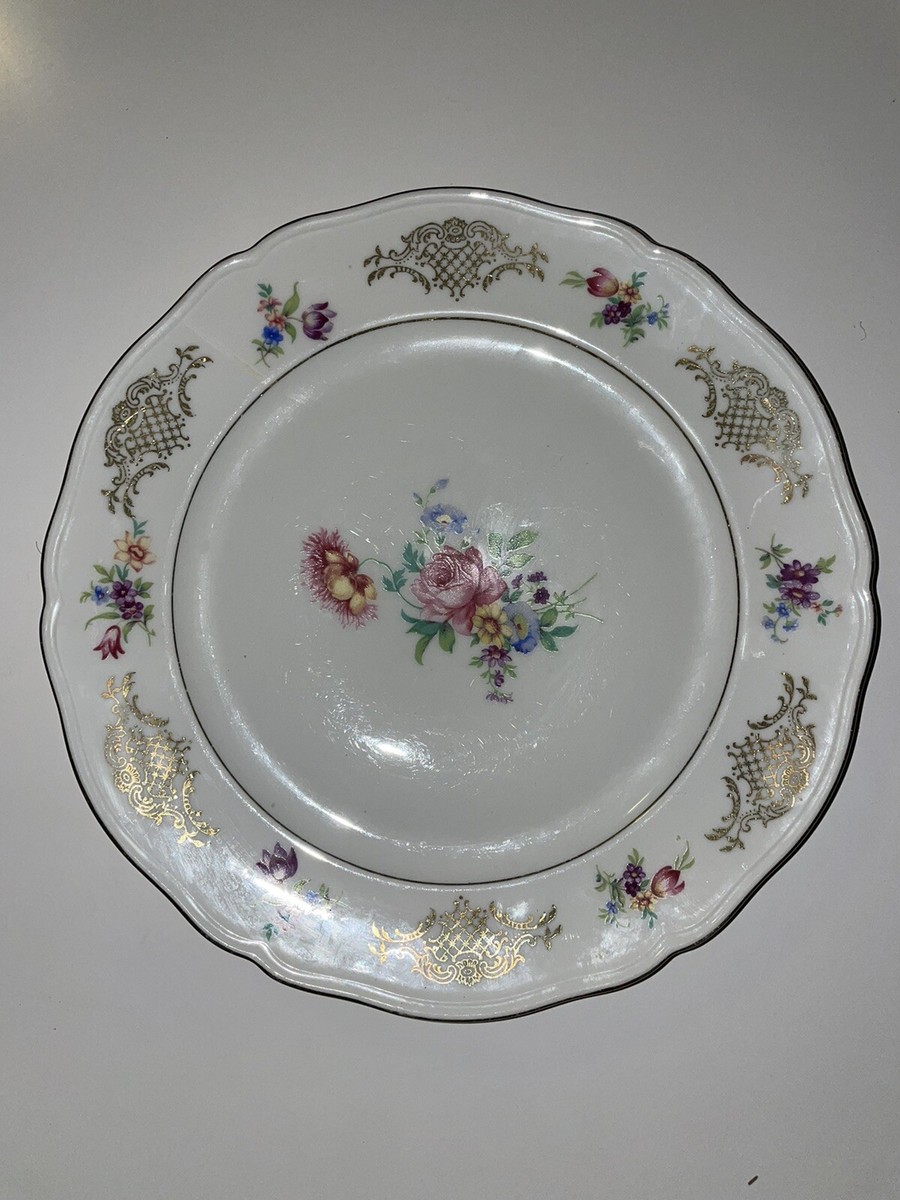 Kuchenteller Porzellan antik Zeh Scherzer Bavaria Elite
