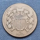 1871-P Two Cent Piece — photo from another recent sale