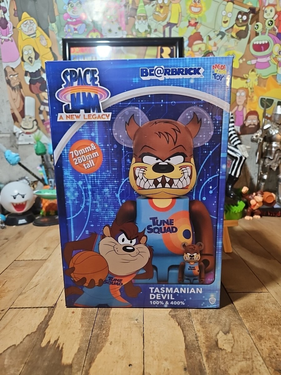 BEARBRICK MEDICOM Space Jam New Legacy Tasmanian Devil 400 BEARBRICK MEDICOM Space Jam New Legacy Tasmanian Devil 400