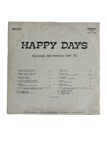 Happy Days Hits of America 50er Jahre Vinyl - Bild 3 von 3