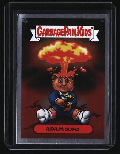 2024 Garbage Pail Kids Media Menace Card – Adam Bomb / Nasty Nick / Leaky Lindsay #1a – Topps