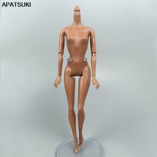 Movable Chocolate Female 11 Jointed Body for 11.5" Dolls 1/6 Toy for Children