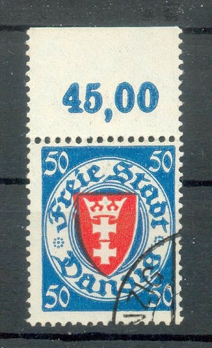 Gdansk 296 Por Oberrand Gest. 160++EUR (Z3660)