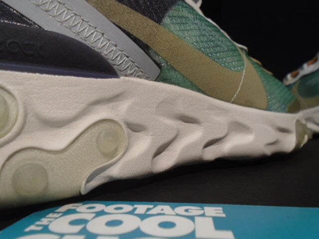 NIKE REACT ELEMENT 87 UNDERCOVER GREEN MIST OFF WHITE ACRONYM
