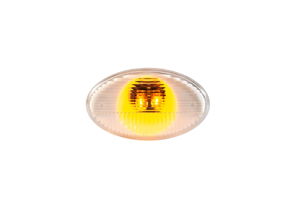 Luces de señalización laterales para guardabarros delantero aptas para Freightliner M2 106 112 lámpara de señal de giro Foto 3 de 4