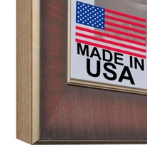 Custom Matted Picture Poster Frame & Mat 3-1/4" Modern Cherry 1604 16x20 24x36