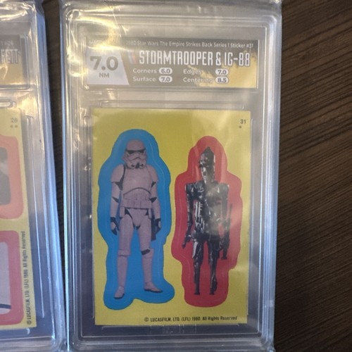 Star Wars Empire Strikes Back Topps Series 1 Complete 132 Card Set 1980 1-33 B - Picture 15 of 18