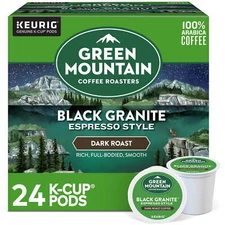 Green Mountain Coffee Roasters, Black Granite Dark Roast K-Cup Coffee Pods