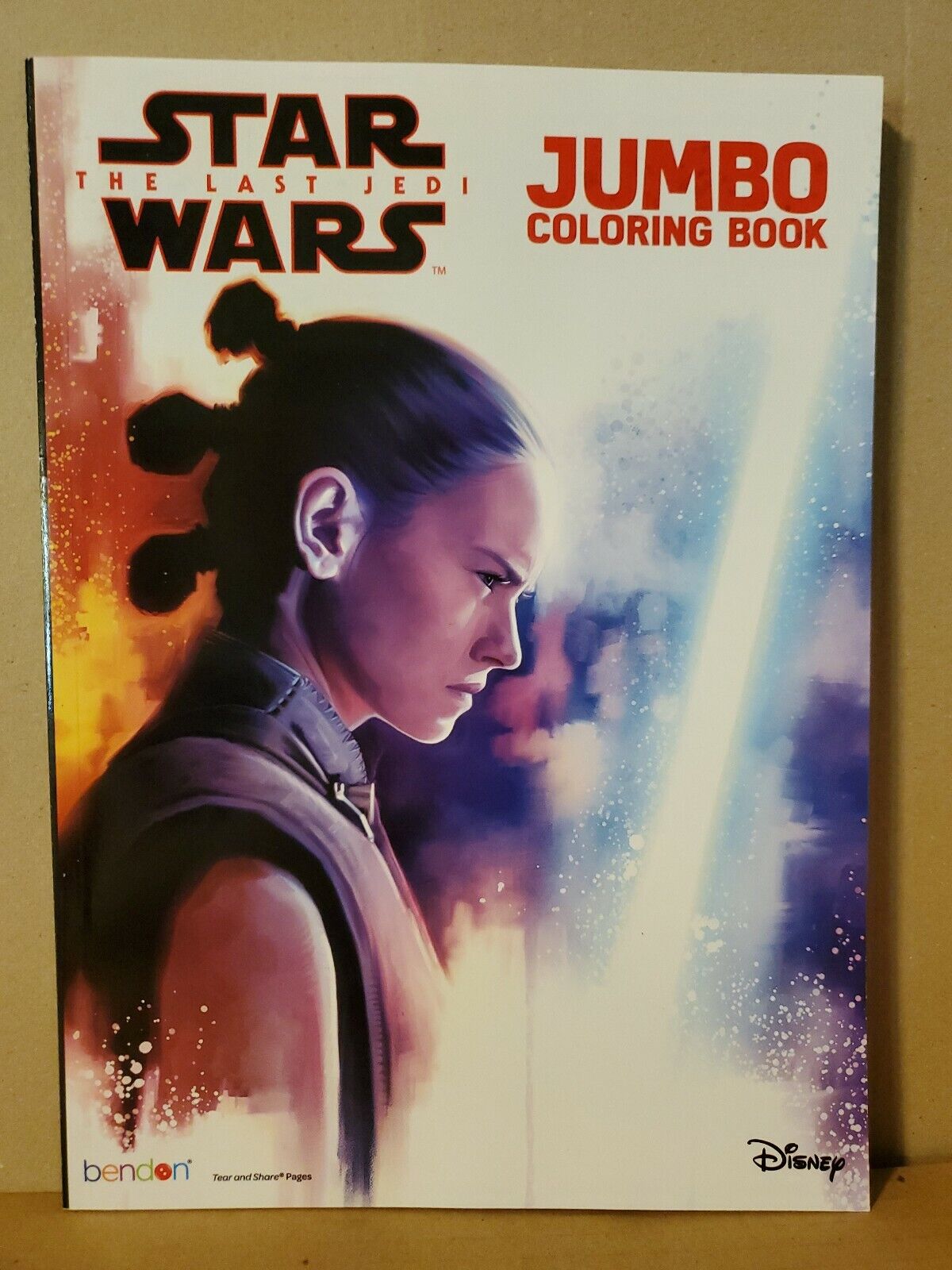 Disney Star Wars: The Last Jedi Jumbo Coloring Book - Rey - Brand New Unused