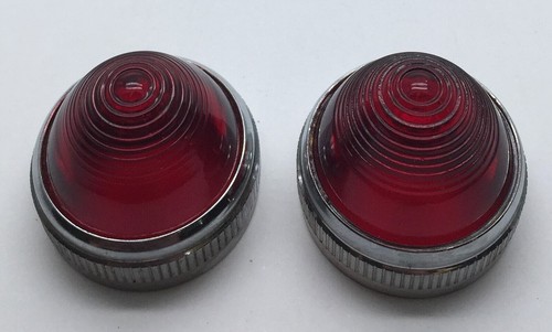 Eaton Cutler-Hammer 10250 TC7 Pilot Light Glass Lens Only Red x2 - Picture 2 of 4
