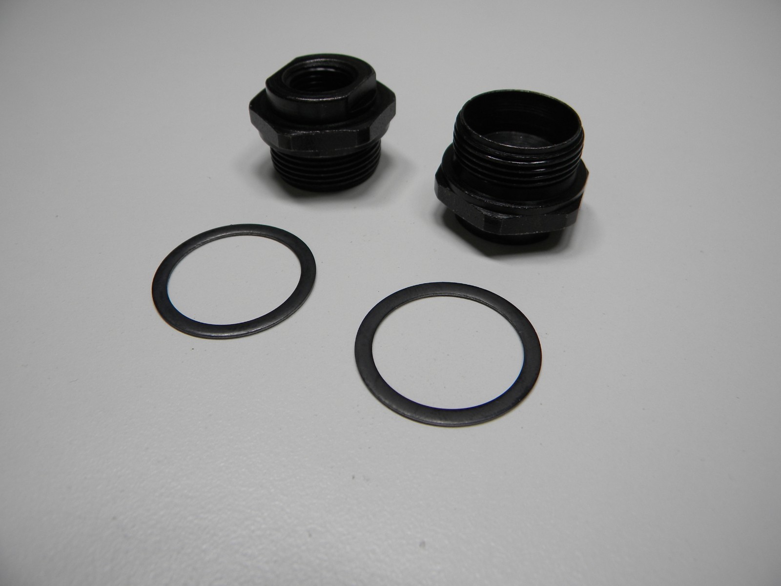 Holley 26-27 Fuel Inlet Fitting 5/16" Tube 1/2" Inverted Flare To 7/8-20 2 PacK