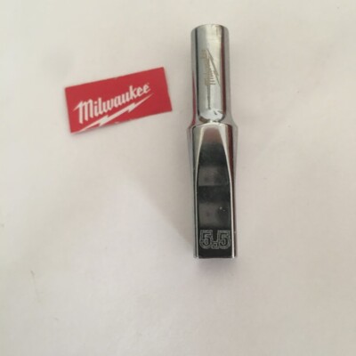 Milwaukee  5.5  mm x 1/4 In. Dr  6-Point Deep  Socket Free USA Shipping