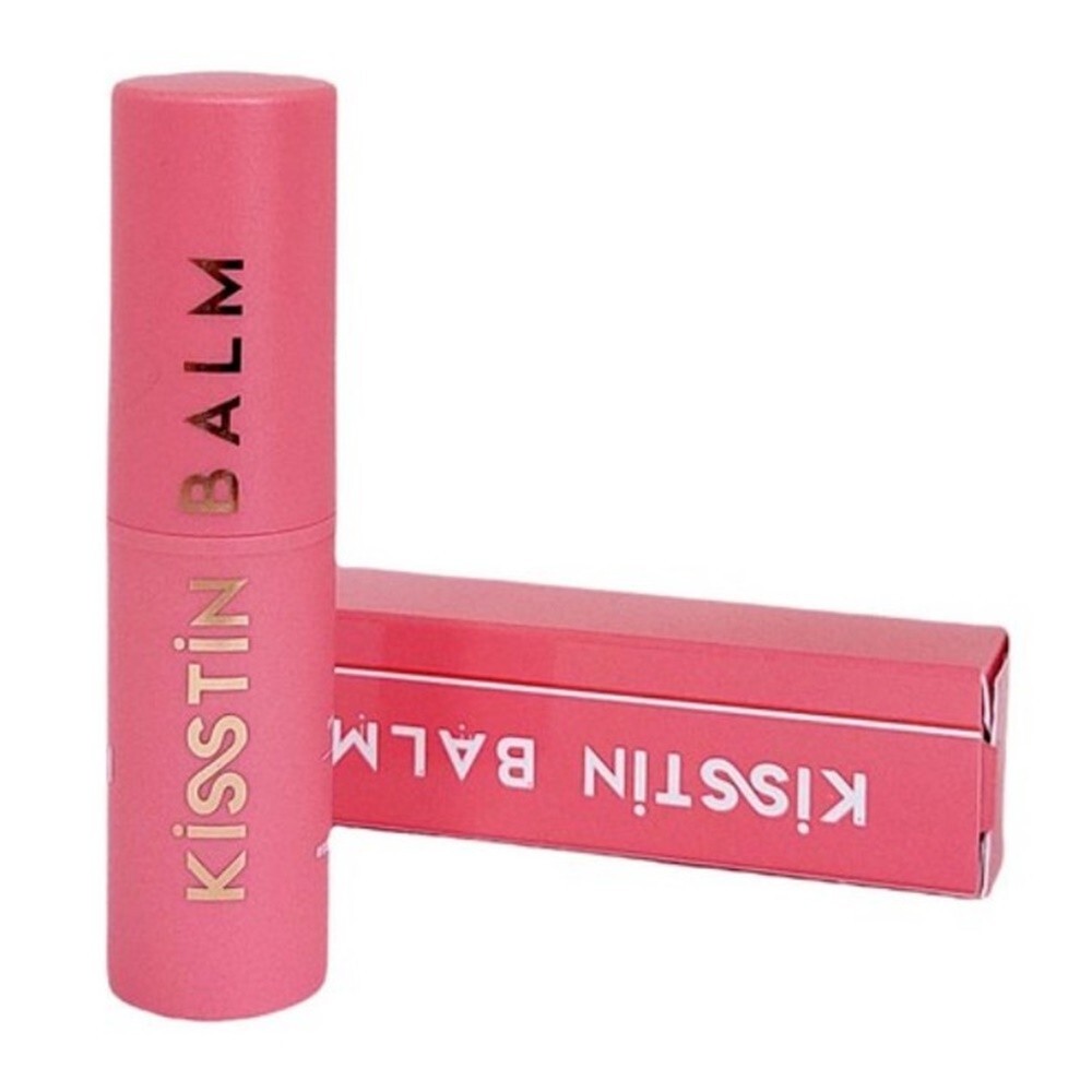 Bálsamo múltiple KAHI Kisstin rosa 3 en 1 para labios, ojos y mejillas, 9 g