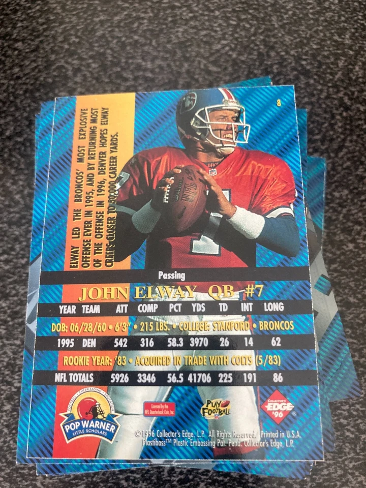 1996 COLLECTOR'S EDGE ADVANTAGE CARDS YOU PICK! - Image 2 of 2