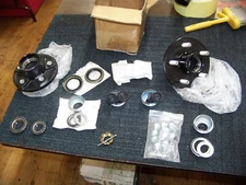 Grepspud 2 Sets 5 on 5" Trailer Hub Kit for 3500 lbs. Missing 1 Lock Nut New