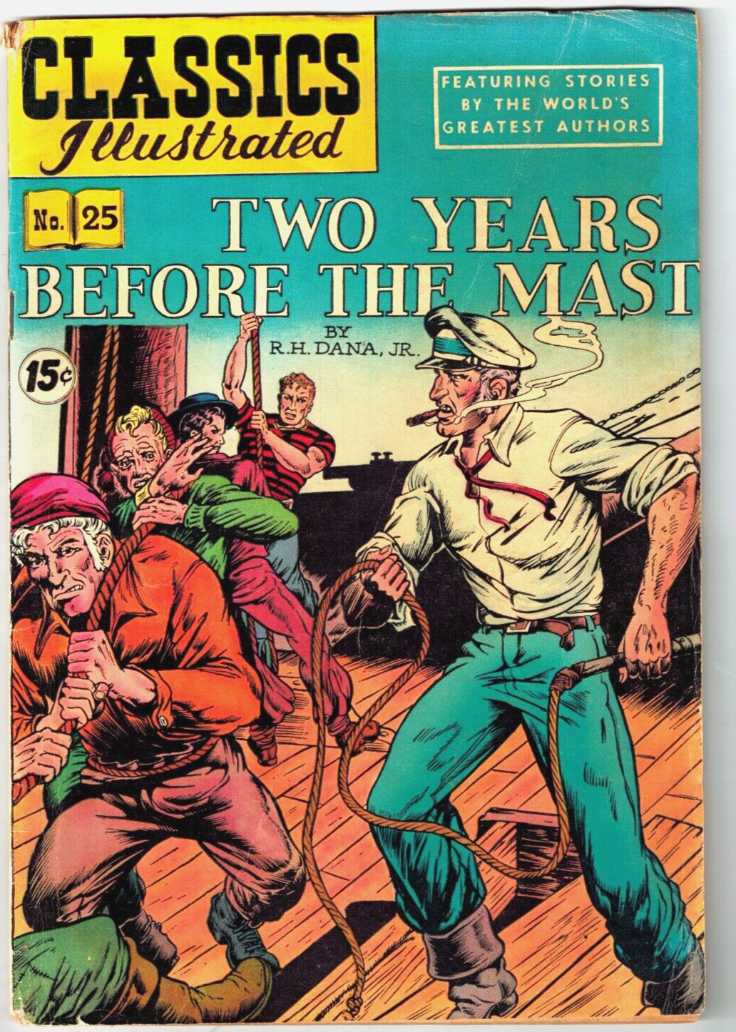 Classic Comics # 25 "Two Years Before the Mast" Solid Nice Condition Ed 6 HRN 85