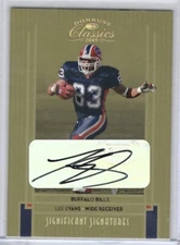 LEE EVANS 2005 DONRUSS PLAYOFF CLASSICS SIGNIFICANT SIGNATURES GOLD AUTO #D /15