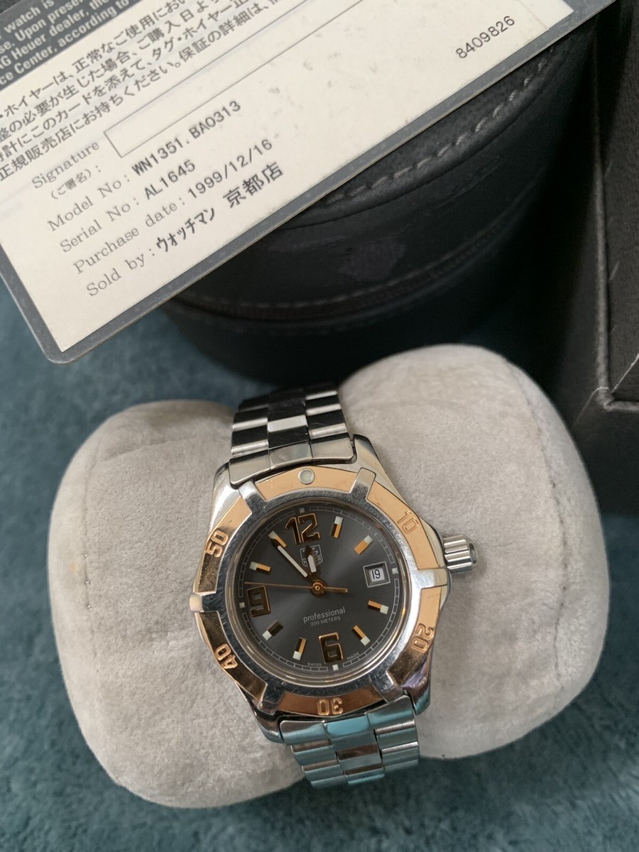 TAG Heuer 2000 Exclusive Professional 200M WN1351 Quartz Ladies