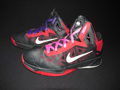 Nike Zoom Hyper Chaos Black Red 536841-001 Basketball Shoes 