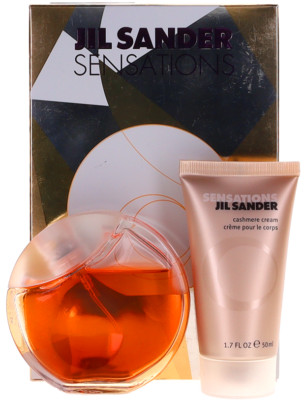 Sensations By Jil Sander For Women Set:Eau de Toilette + Cashmere Cream Shopworn