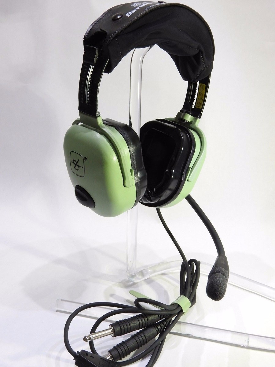 NIB DAVID CLARK H20-10 PASSIVE HEADSET p/n 40495G-01 GA-Dual Plugs