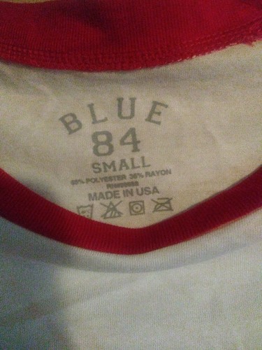 Nwt Maryland Terrapins Women's Blue 84 Baseball Style Ombre Shirt Size S New - Picture 2 of 4