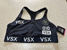 Victoria Secret Sports Bra Black Size XL Wire Free NWT