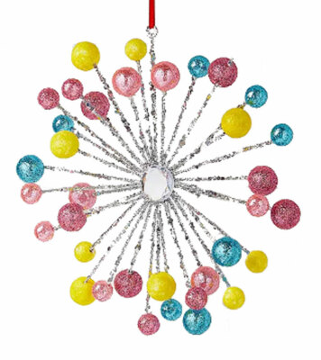 Easter Colors Geometric Multi-Colored Decoration