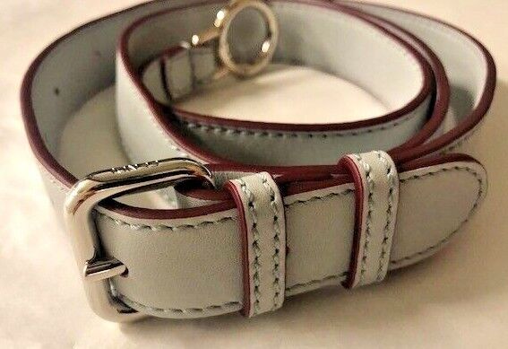 Auth Fendi Bag Strap Leather Silver Hardware 45 Auth Fendi Bag Strap Leather Silver Hardware 45