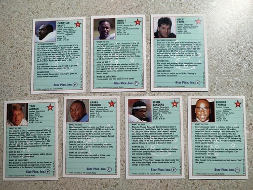 1991 Star Pics Pro Prospects Football Set 1-112 - Picture 7 of 7