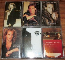 6 Cassette Tape Lot of Michael Bolton