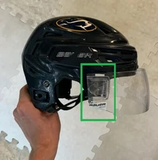 Bauer Pro-Clip Visor Install Hardware Kit | Screws Spacers HDO Straight Shield