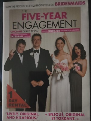 The Five-Year Engagement (DVD, 2012, Canadian) EX Rental, Very good, easy ship