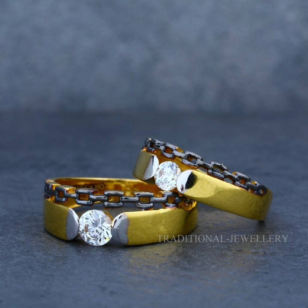 Infinity Couple Rings Gold Designs |