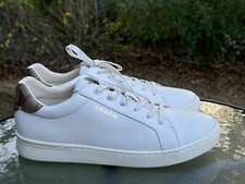 COACH Clip Chalk G4966 Women  s Size 11 B Cream Off White Casual Sneakers -Outlet