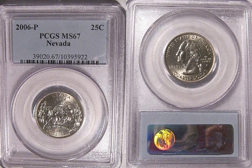 2006 P Nevada State Quarter 25c PCGS MS67