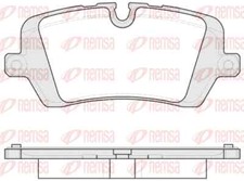 REMSA Bremsbeläge Bremsbelegsatz hinten passend für Land Rover Range