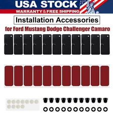 Rear Window Louvers Hardware Kits for Ford Mustang Dodge Challenger Camaro 12pcs