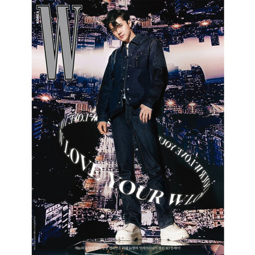 W KOREA DECEMBER 2021 COVER B SEHUN EXO K-Pop, K fashion, whole