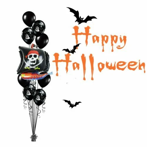 Halloween Pirates Party Foil Balloons